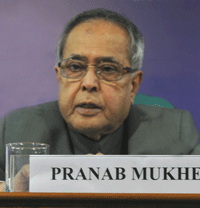 Finance minister Pranab Mukherjee